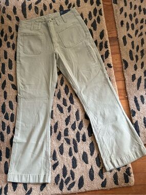 American Eagle Outfitters Olive Green Boot Cut Jeans